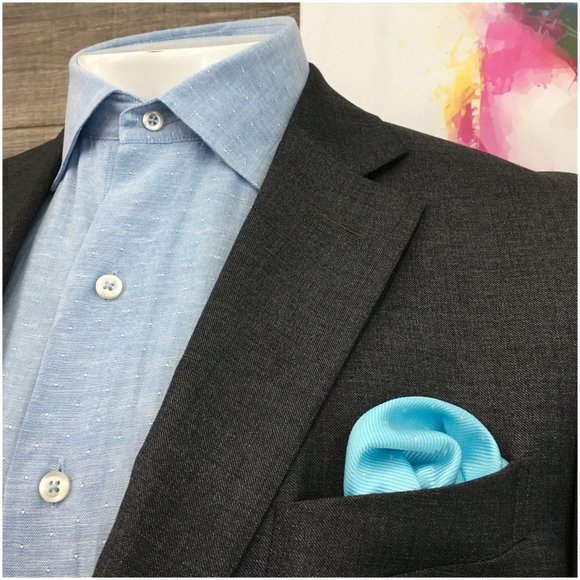 Nordstrom Mens Blazer Sport Coat Two Button Casual Jacket Size 40R Wool Suits‎ - Picture 4 of 13